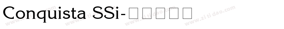 Conquista SSi字体转换